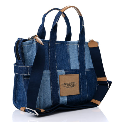 Marc Jacobs Denim Canvas Medium Tote Bag Blue 3 of 10