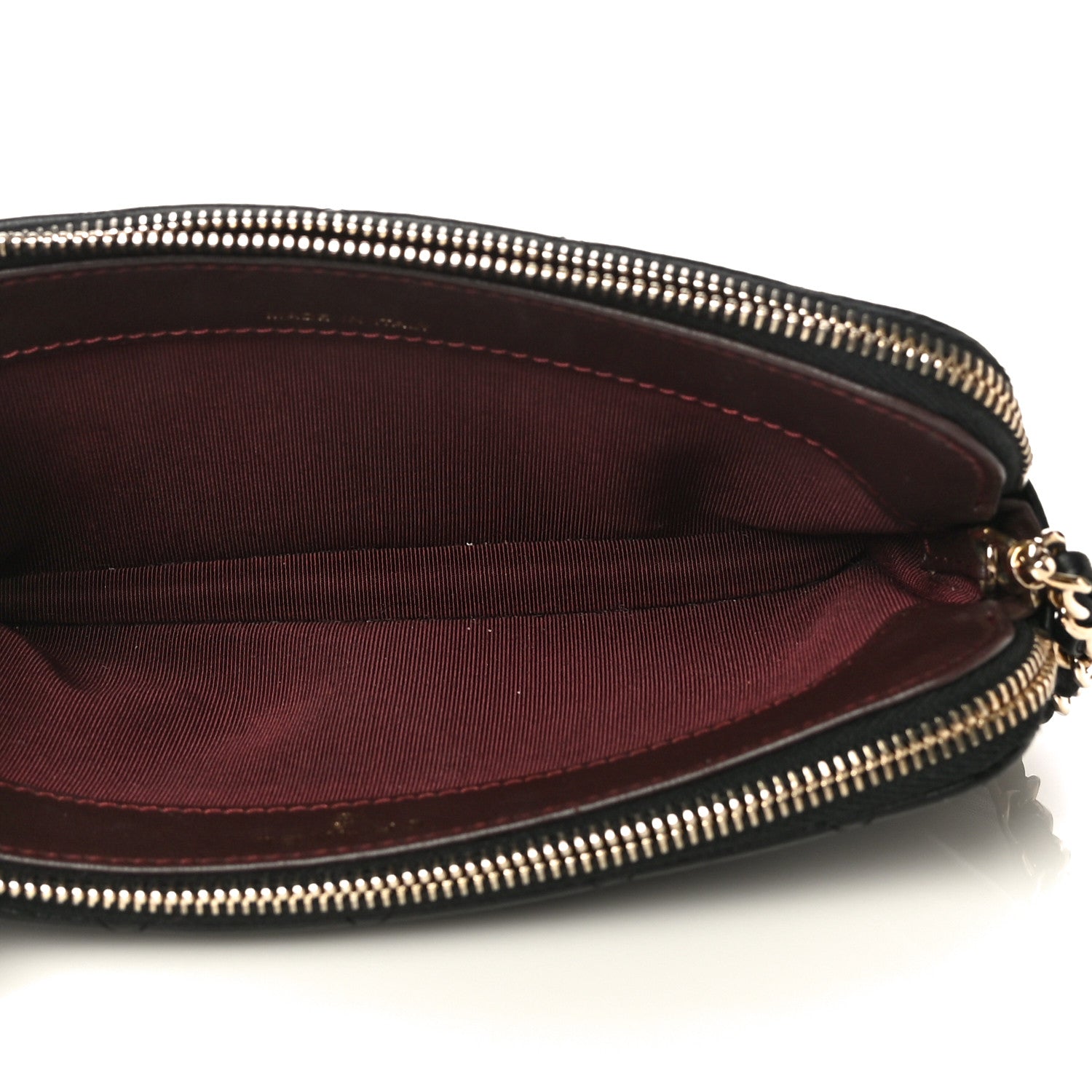 Chanel Lambskin Quilted Small Clutch With Chain Black 5 of 12