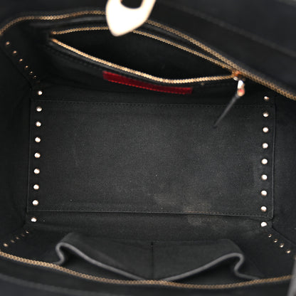 Valentino Garavani Vitello Small Rockstud Double Handle Tote Black 5 of 9