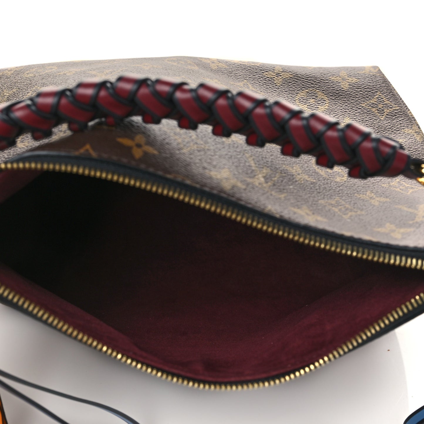 Monogram Beaubourg Hobo Mini Bordeaux Red Peach Safran Blue Jean Blue