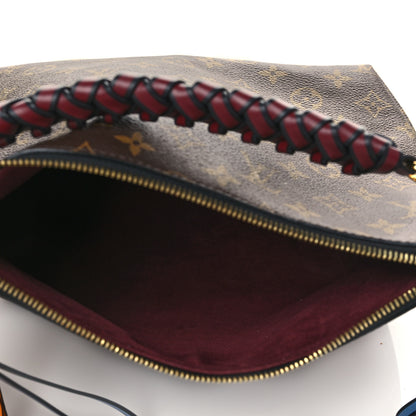 Louis Vuitton Monogram Beaubourg Hobo Mini Bordeaux Red Peach Safran Blue Jean Blue 5 of 8