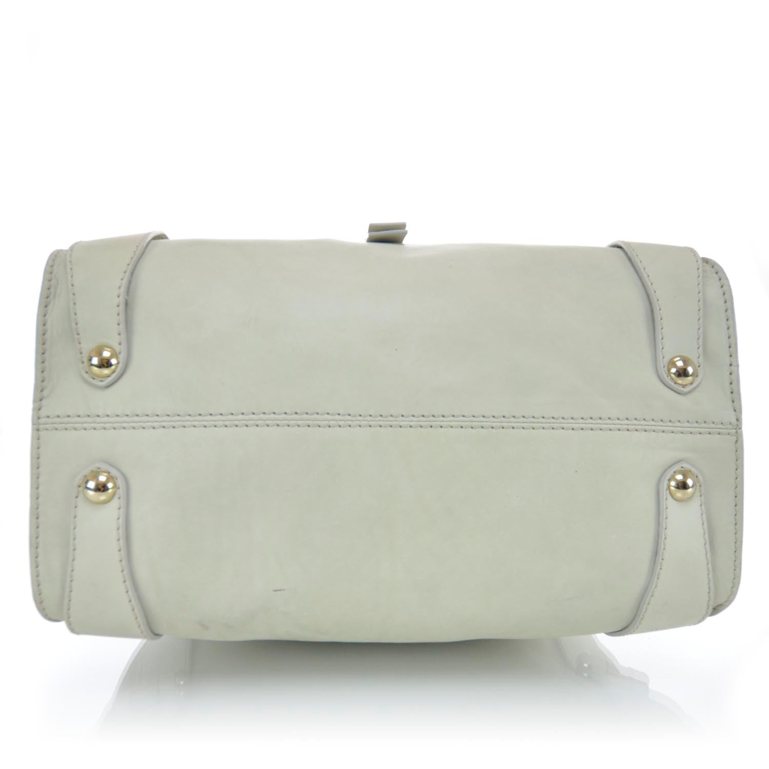 Jimmy Choo Cashmere Calfskin Large Parker Tote White 5 of 11