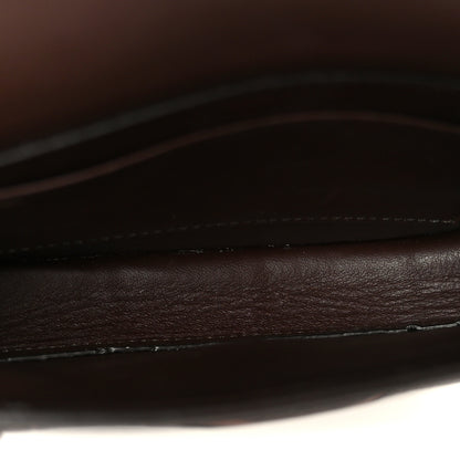 Celine Crocodile Embossed Calfskin Mini Symmetrical Bag Brown 5 of 10