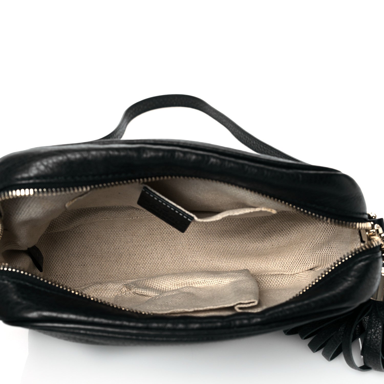 Gucci Pebbled Calfskin Small Soho Disco Bag Black 5 of 11