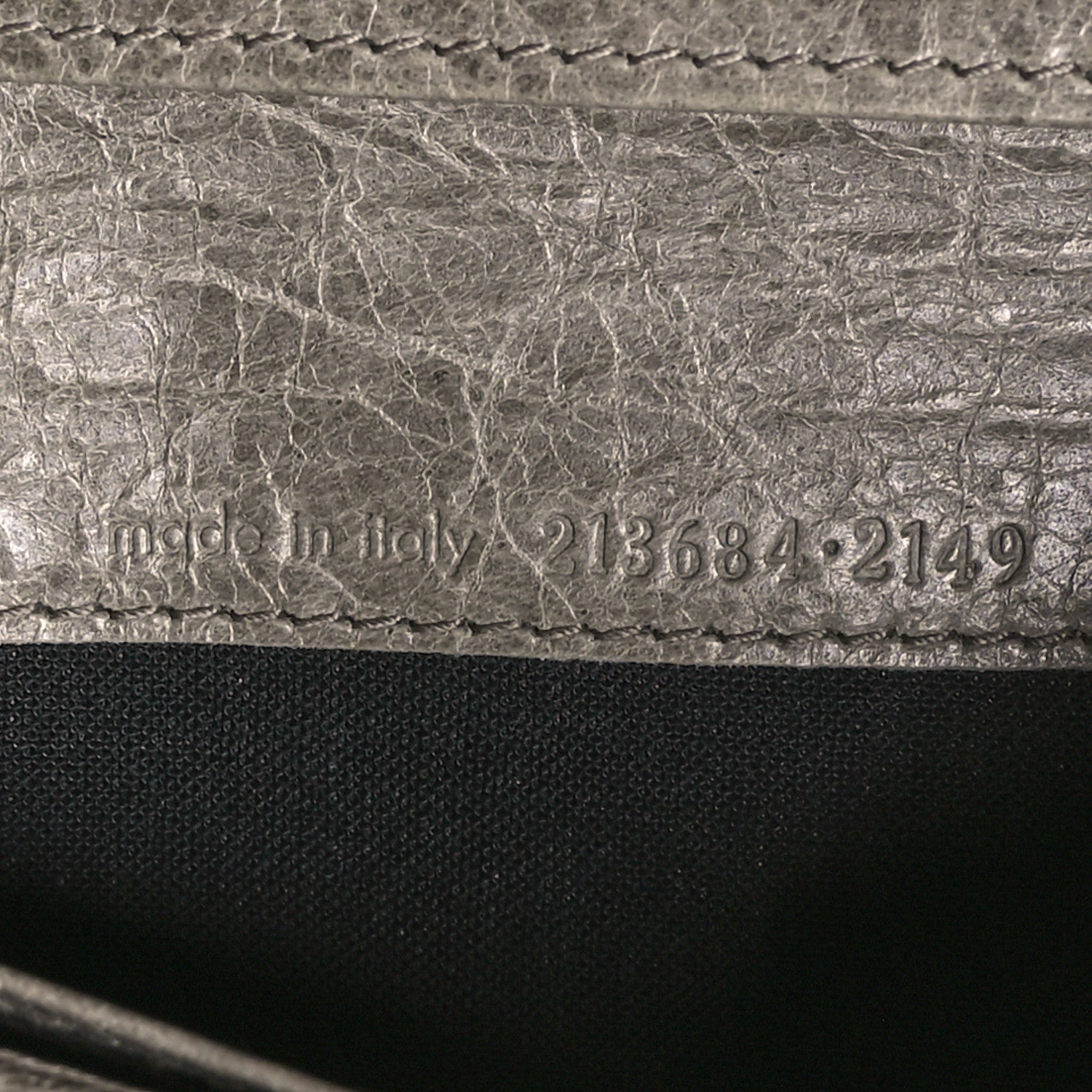 Balenciaga Agneau Giant Brogues Hardware Compagnon Wallet Galet 7 of 8