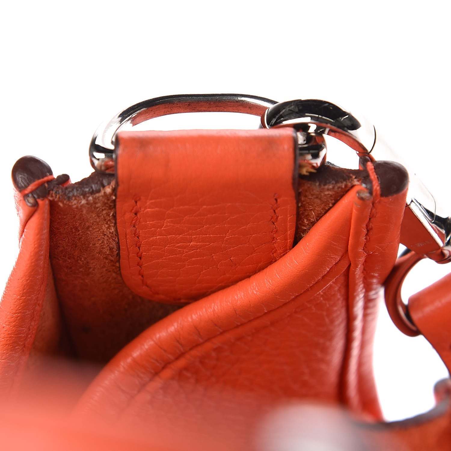Hermes Taurillon Clemence Evelyne III PM Orange Poppy 19 of 20