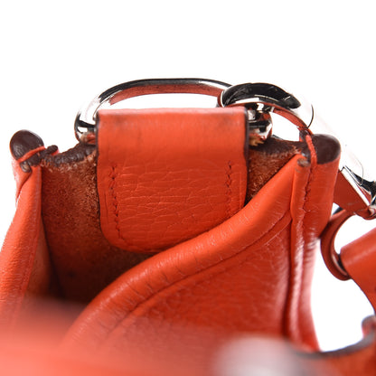 Hermes Taurillon Clemence Evelyne III PM Orange Poppy 19 of 20