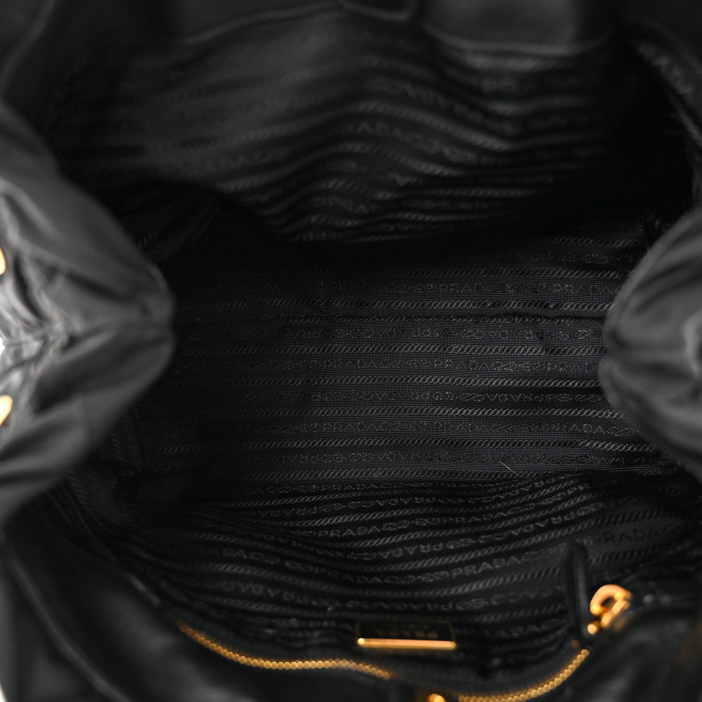 Tessuto Nylon Tassel Tote Black