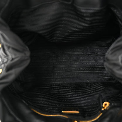 Prada Tessuto Nylon Tassel Tote Black 5 of 11