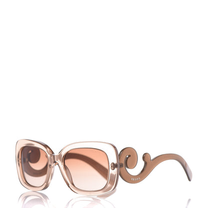 Prada Acetate Baroque Sunglasses SPR 27O Beige 1 of 7