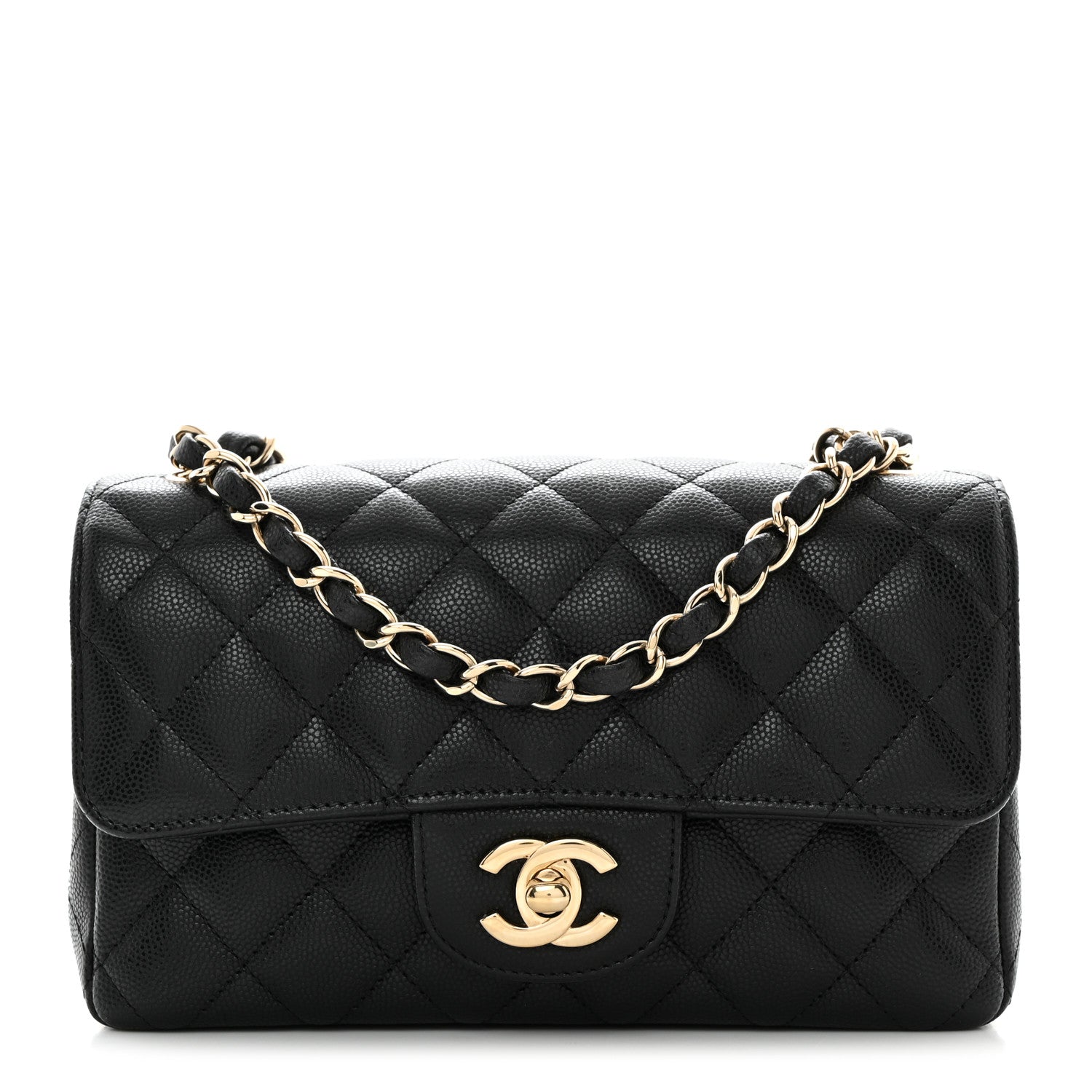 Chanel Caviar Quilted Mini Rectangular Flap Black 1 of 10