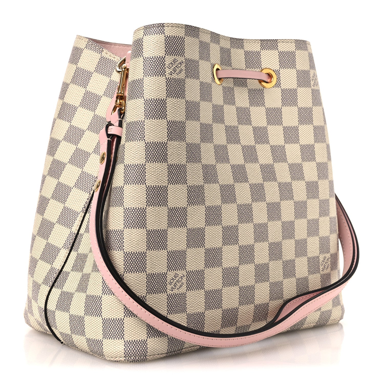 Louis Vuitton Damier Azur Neonoe MM Eau De Rose 2 of 9