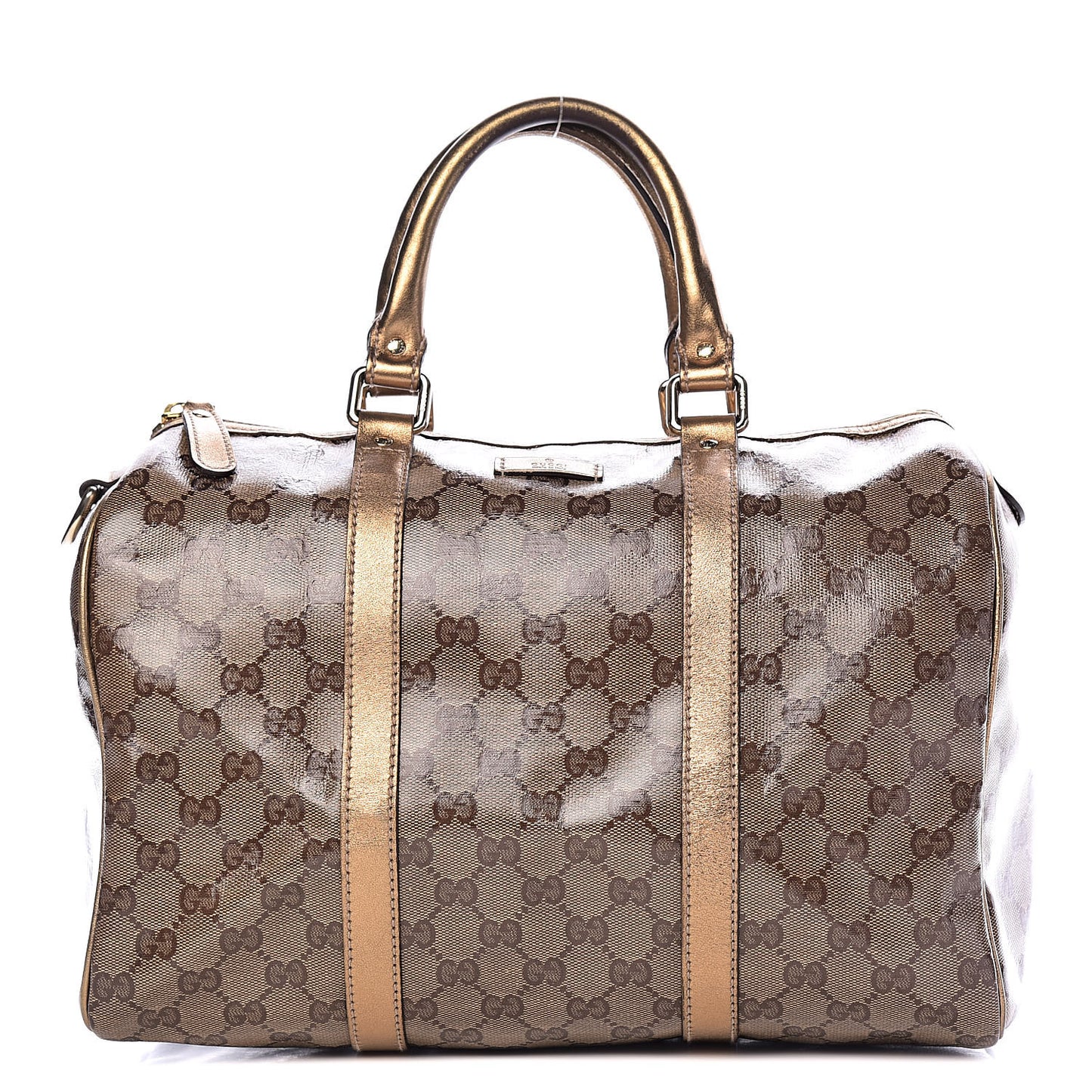 Crystal Monogram Medium Joy Boston Gold