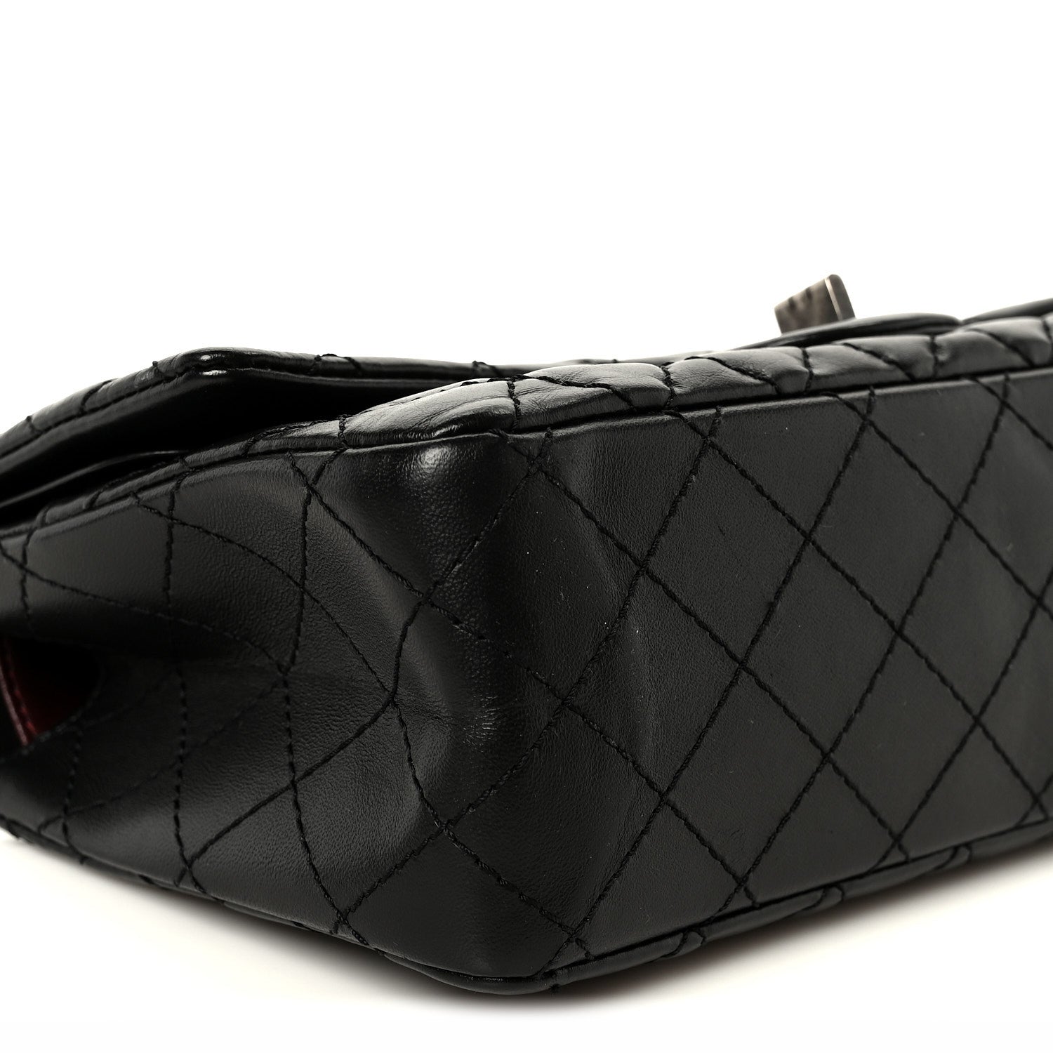 Chanel Aged Calfskin Quilted 2.55 Reissue 225 Flap Black 9 of 10
