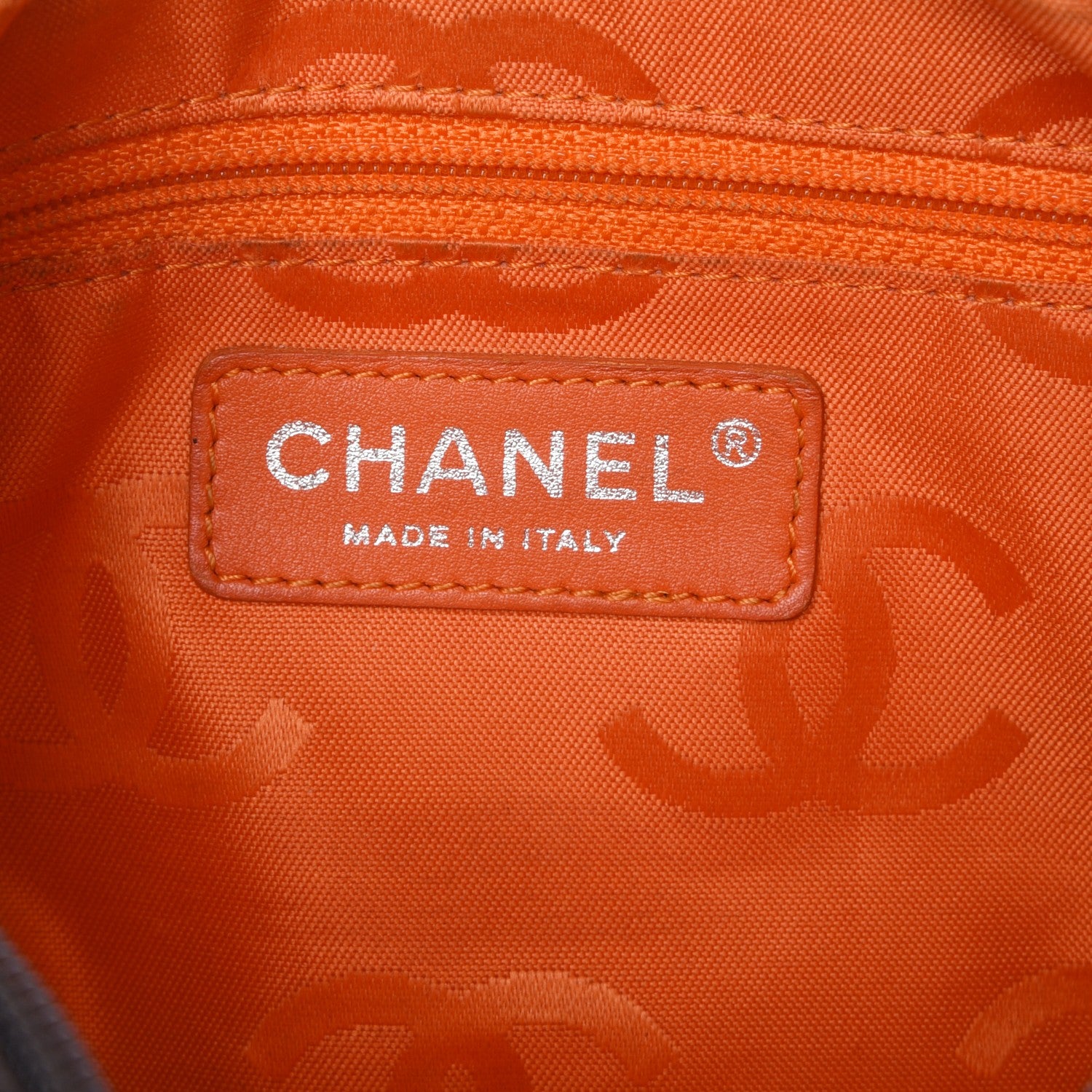 Chanel Calfskin Quilted Cambon Pochette Brown 6 of 10