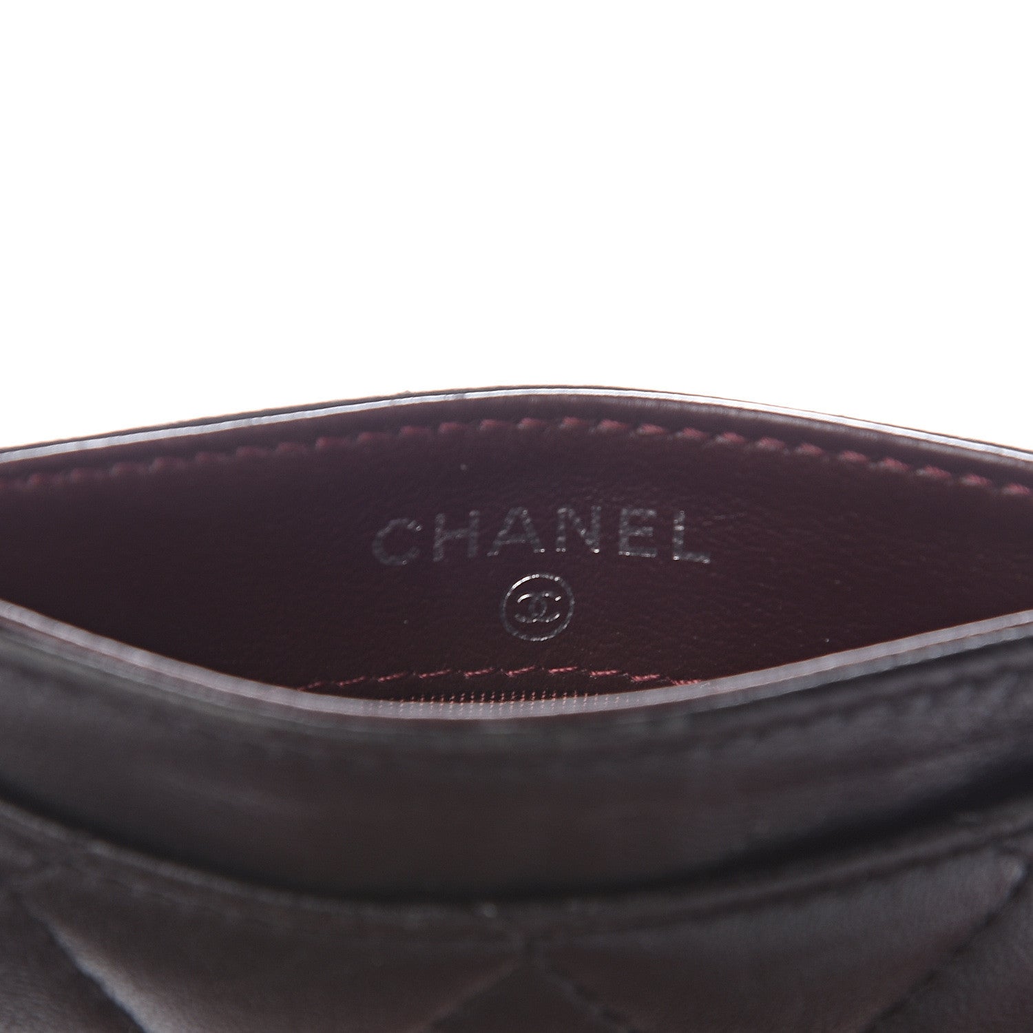 Chanel Lambskin Quilted Card Holder Black 5 of 11