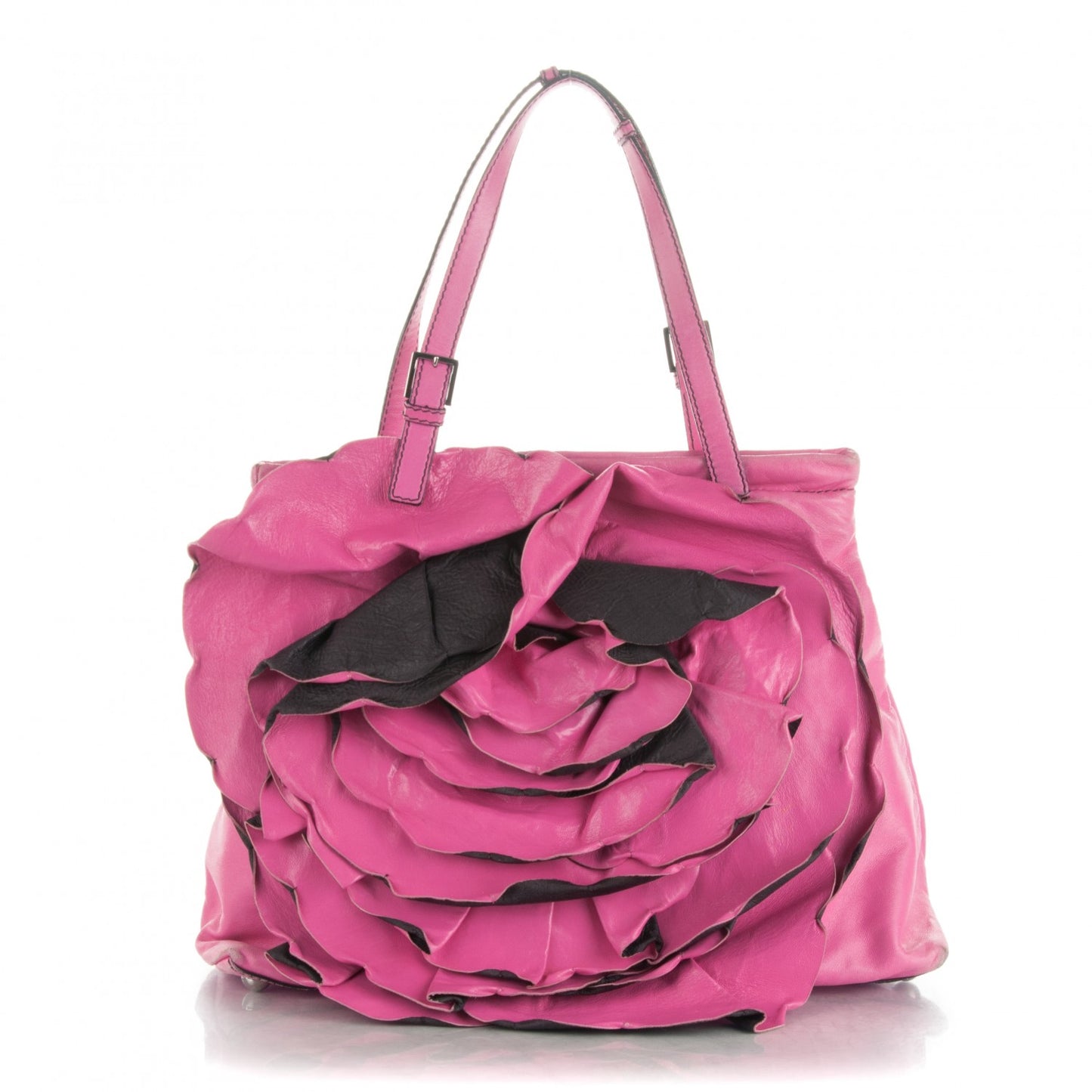 Nappa Petale Dome Bag Pink