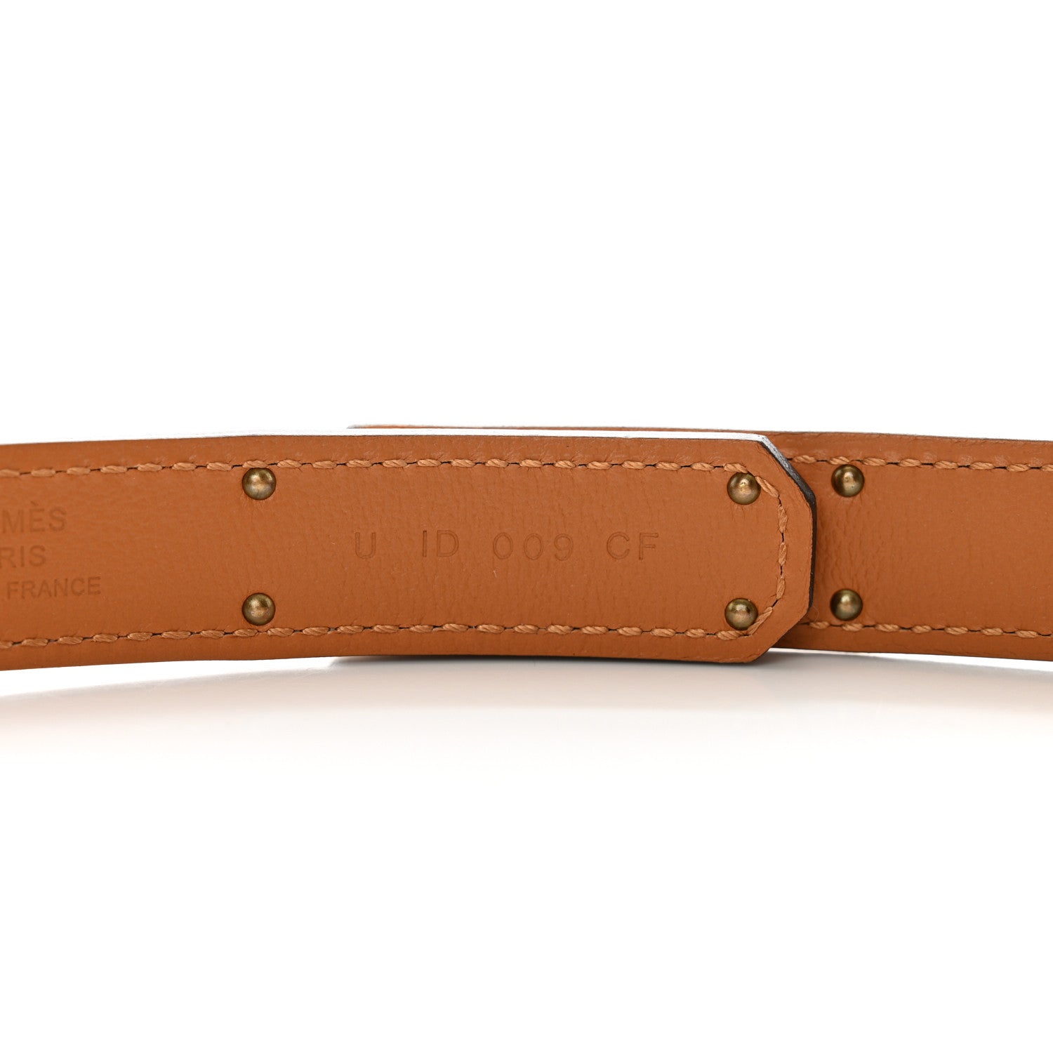 Hermes Epsom Kelly Belt White 4 of 4