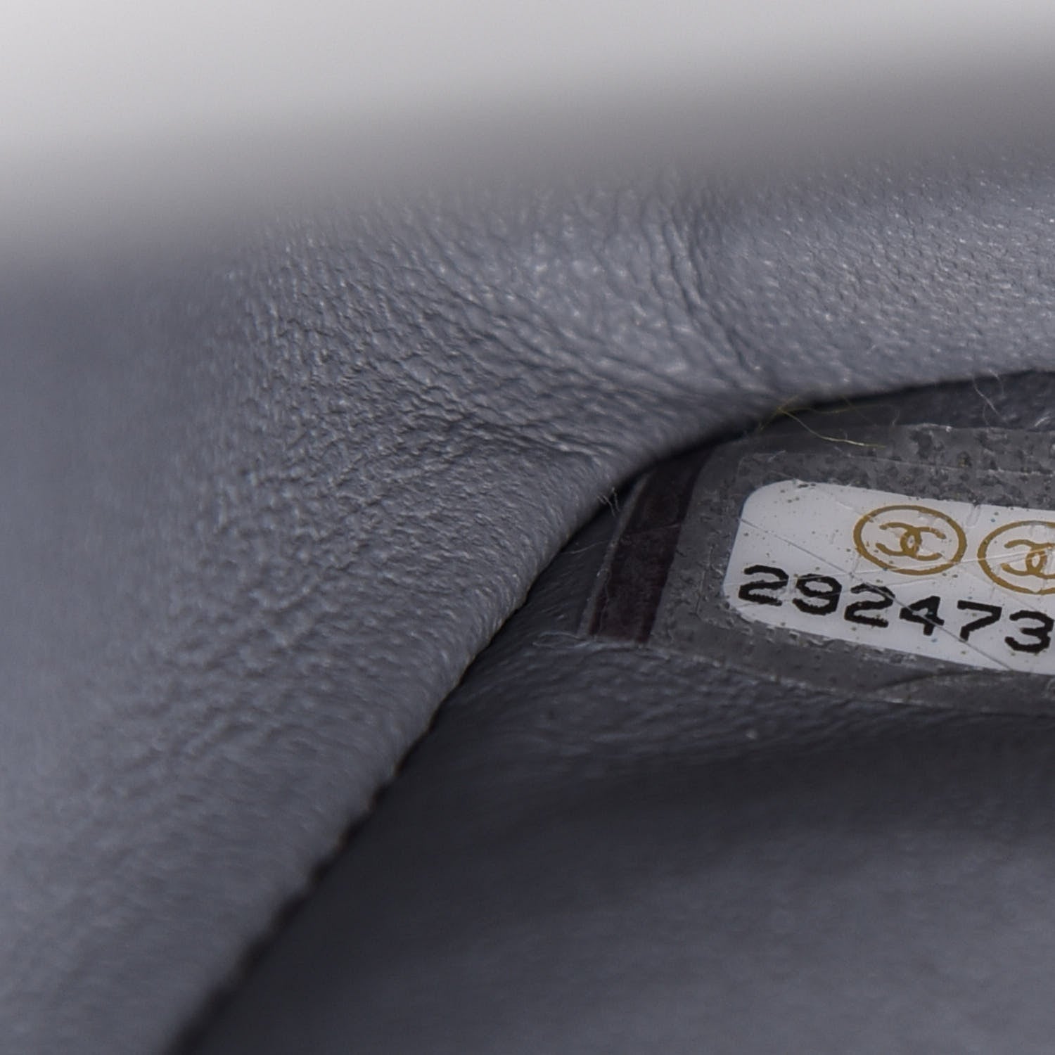 Chanel Caviar Quilted Medium Double Flap Grey 6 of 10
