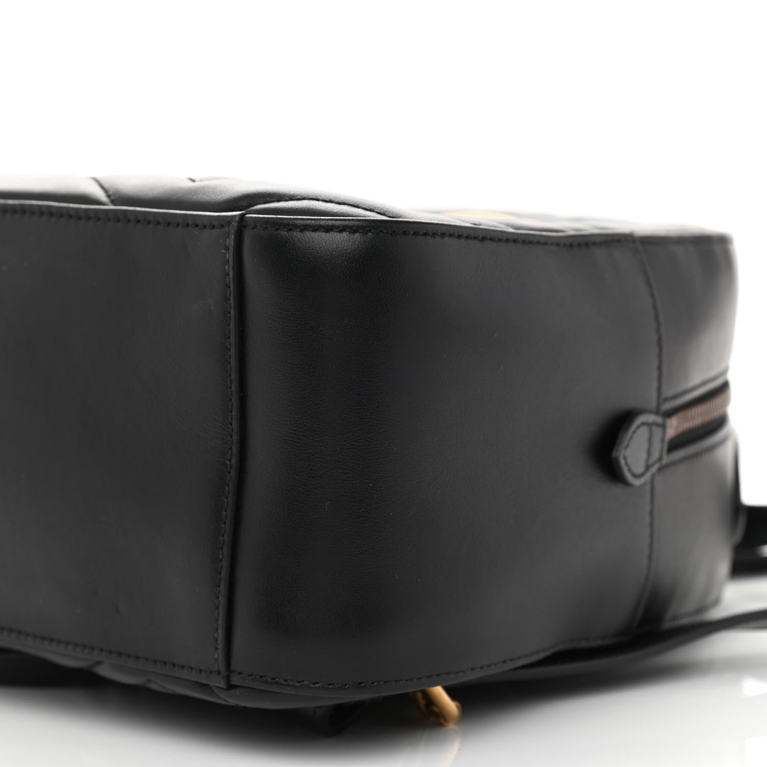 Gucci Calfskin Matelasse GG Marmont Dome Backpack Black 10 of 10