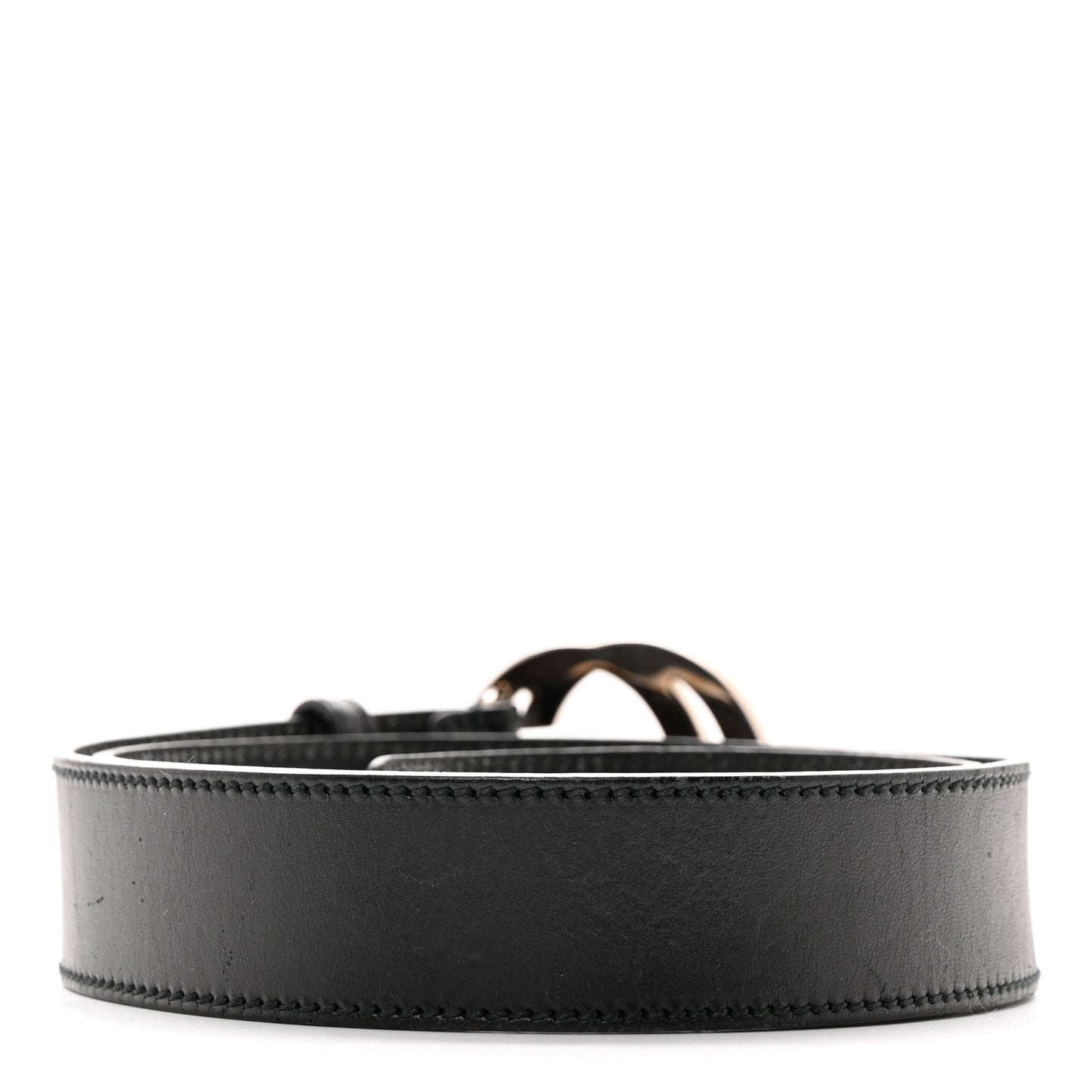 Calfskin Interlocking G Belt 95 38 Black