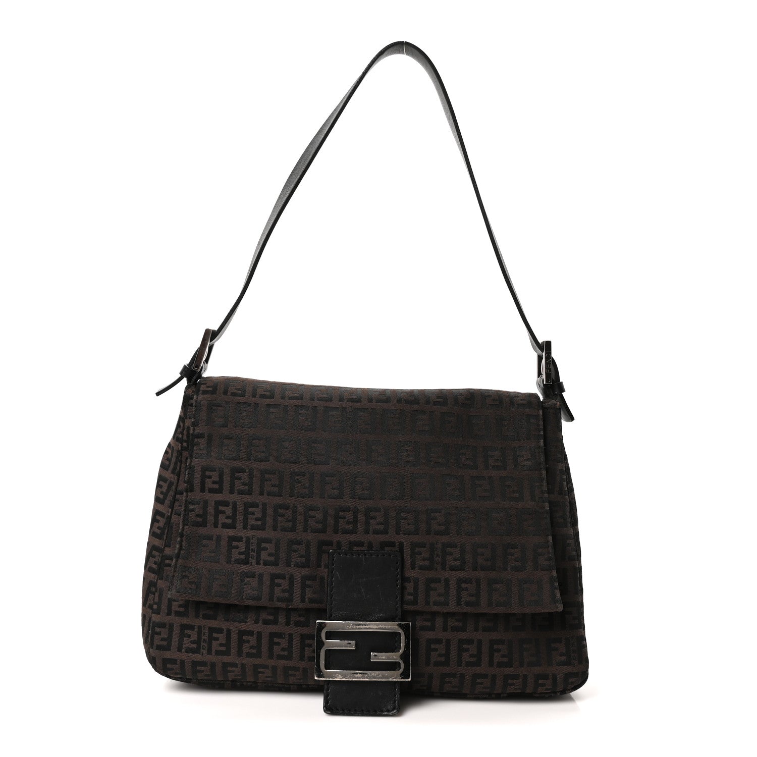 Fendi Zucchino Mama Baguette Tobacco 1 of 9