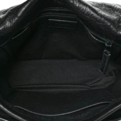 Saint Laurent Crinkled Calfskin Matelasse Monogram Medium Niki Chain Satchel Black 5 of 10