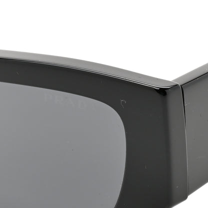 Prada Acetate Pillow Sunglasses SPR A01 Black 7 of 8