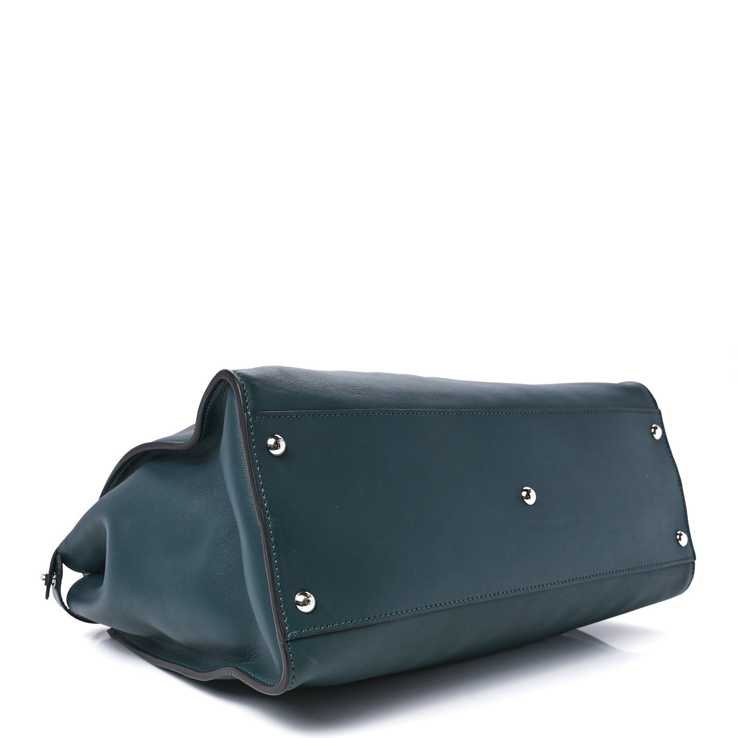 Vitello Seta Nappa Ribbon Large Peekaboo Iconic Satchel Tempesta Cuoio