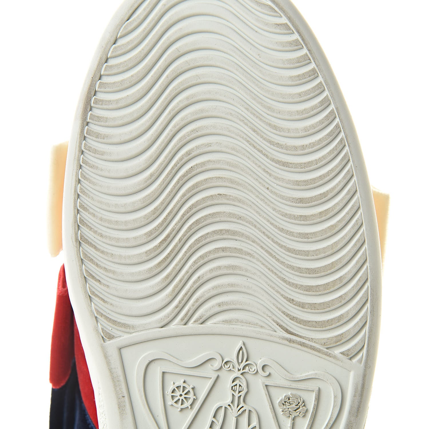 Gucci Calfskin Velvet Womens Bow Ace Sneakers 40 White 10 of 12