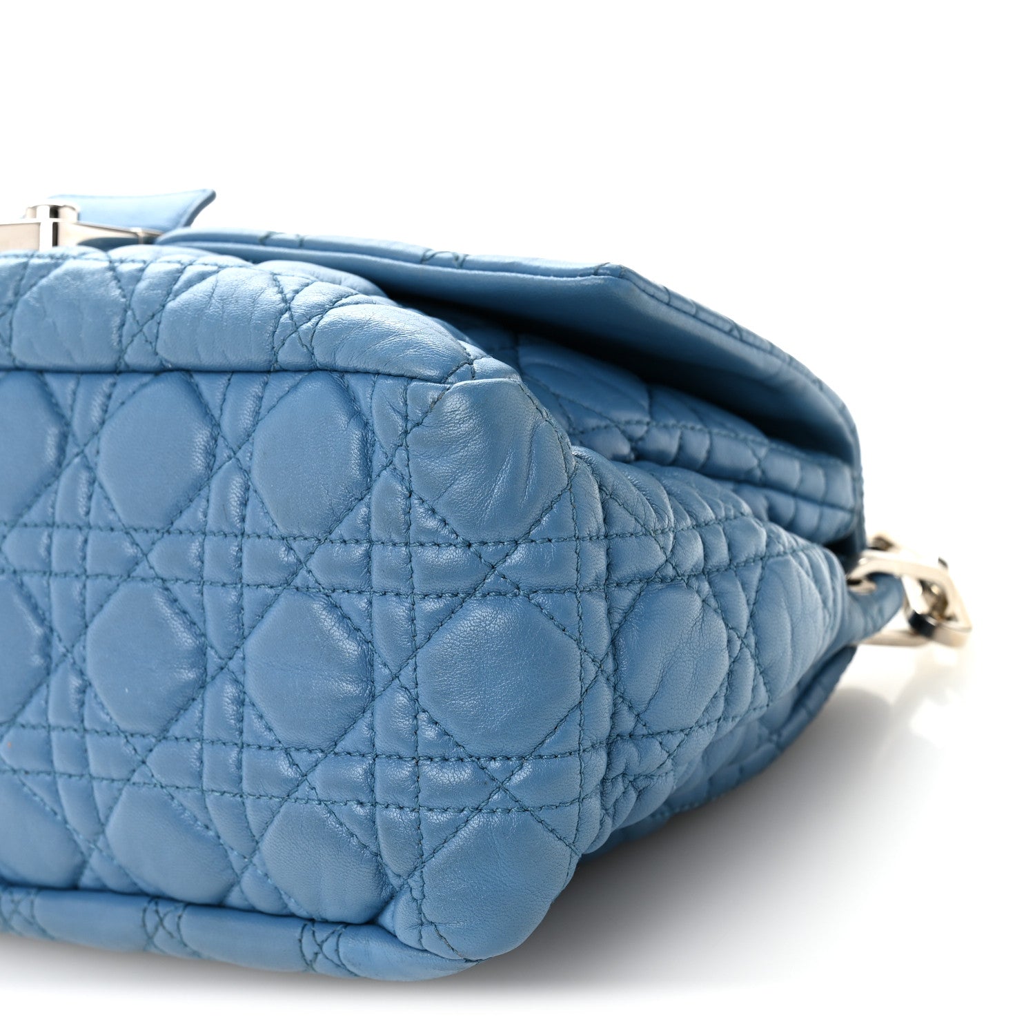 Christian Dior Lambskin Cannage Large Miss Dior Flap Blue 12 of 12