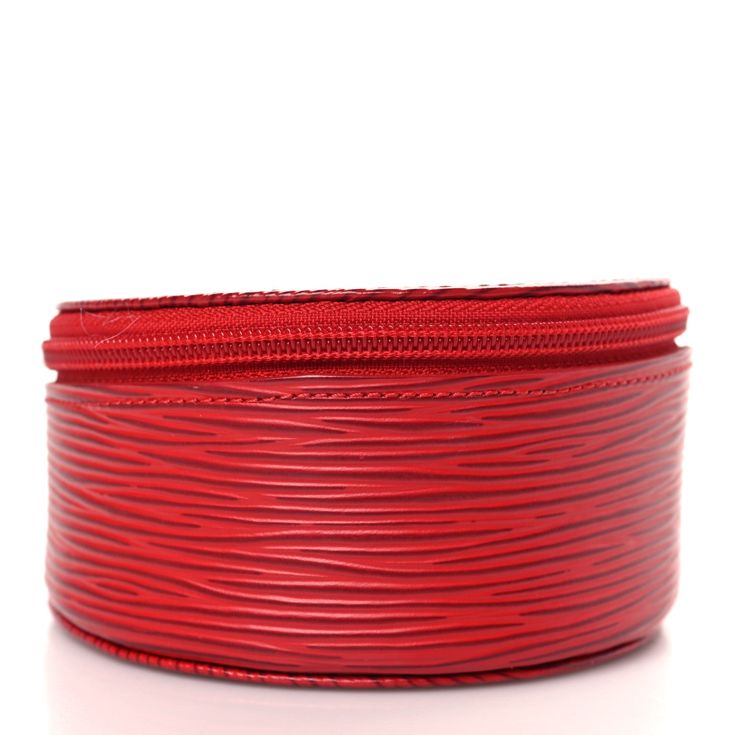 Louis Vuitton Epi Ecrin Bijoux 10cm Jewelry Box Case Red 3 of 8