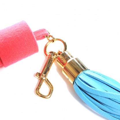 Louis Vuitton Rainbow Bag Charm Tassel Blue 3 of 3