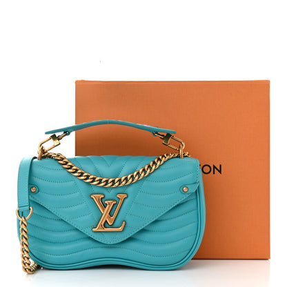 Louis Vuitton Calfskin New Wave Chain PM Malibu Green 11 of 11