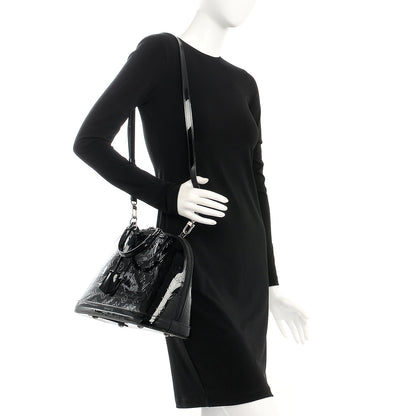 Louis Vuitton Vernis Alma PM Noir Magnetique 2 of 9