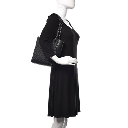 Chanel Caviar Quilted Petit Shopping Tote PST Black 2 of 13