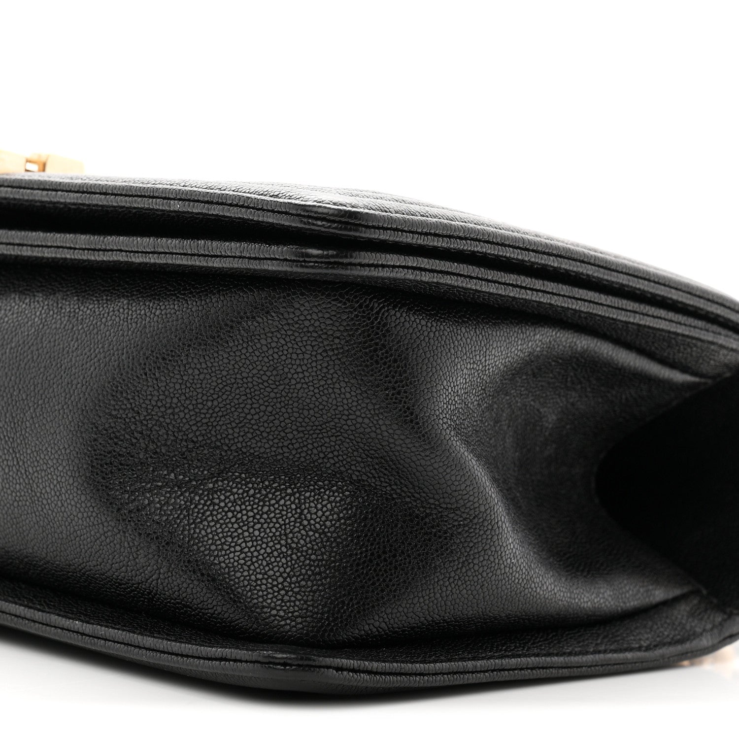 Chanel Iridescent Caviar Chevron Quilted Medium Boy Flap Black 10 of 10