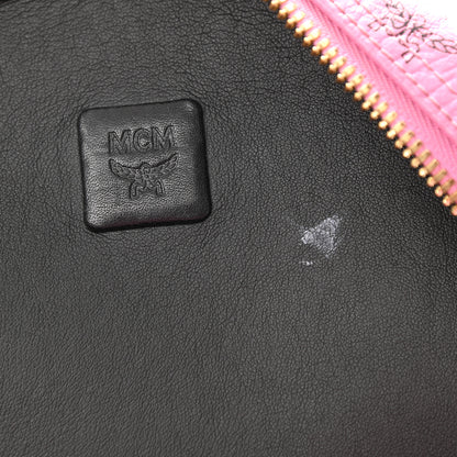 MCM Visetos Medium Side Studs Stark Backpack Pink 5 of 12