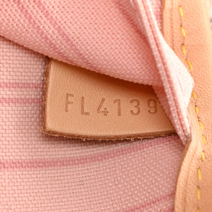 Louis Vuitton Damier Azur Neo Neverfull MM Rose Ballerine 6 of 9