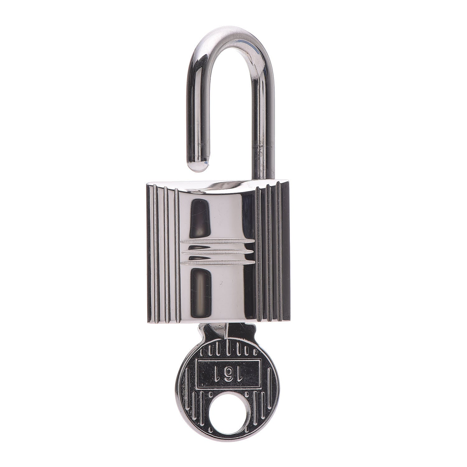 Hermes Palladium Cadena Lock and Key Set 7 of 7