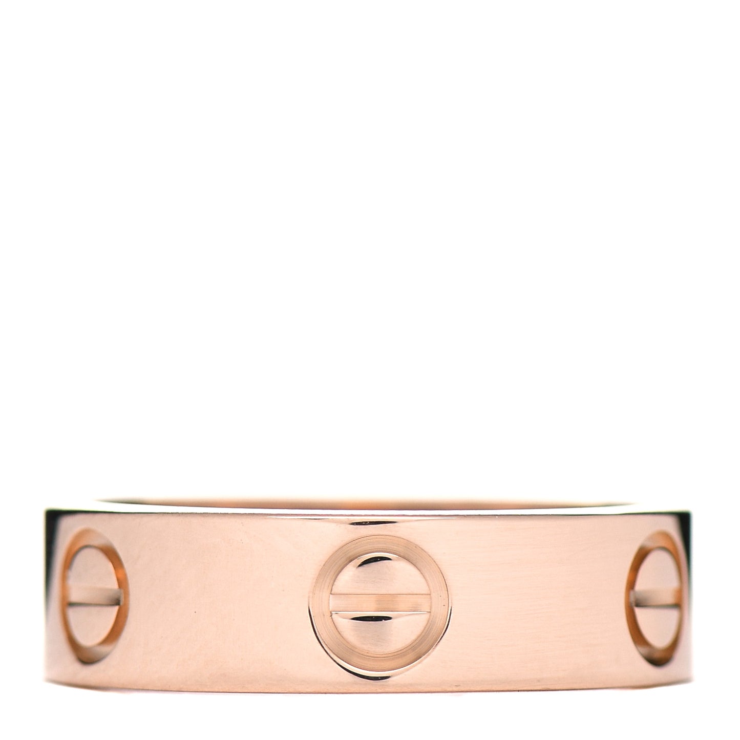 18K Pink Gold 5.5mm LOVE Ring 53 6.5