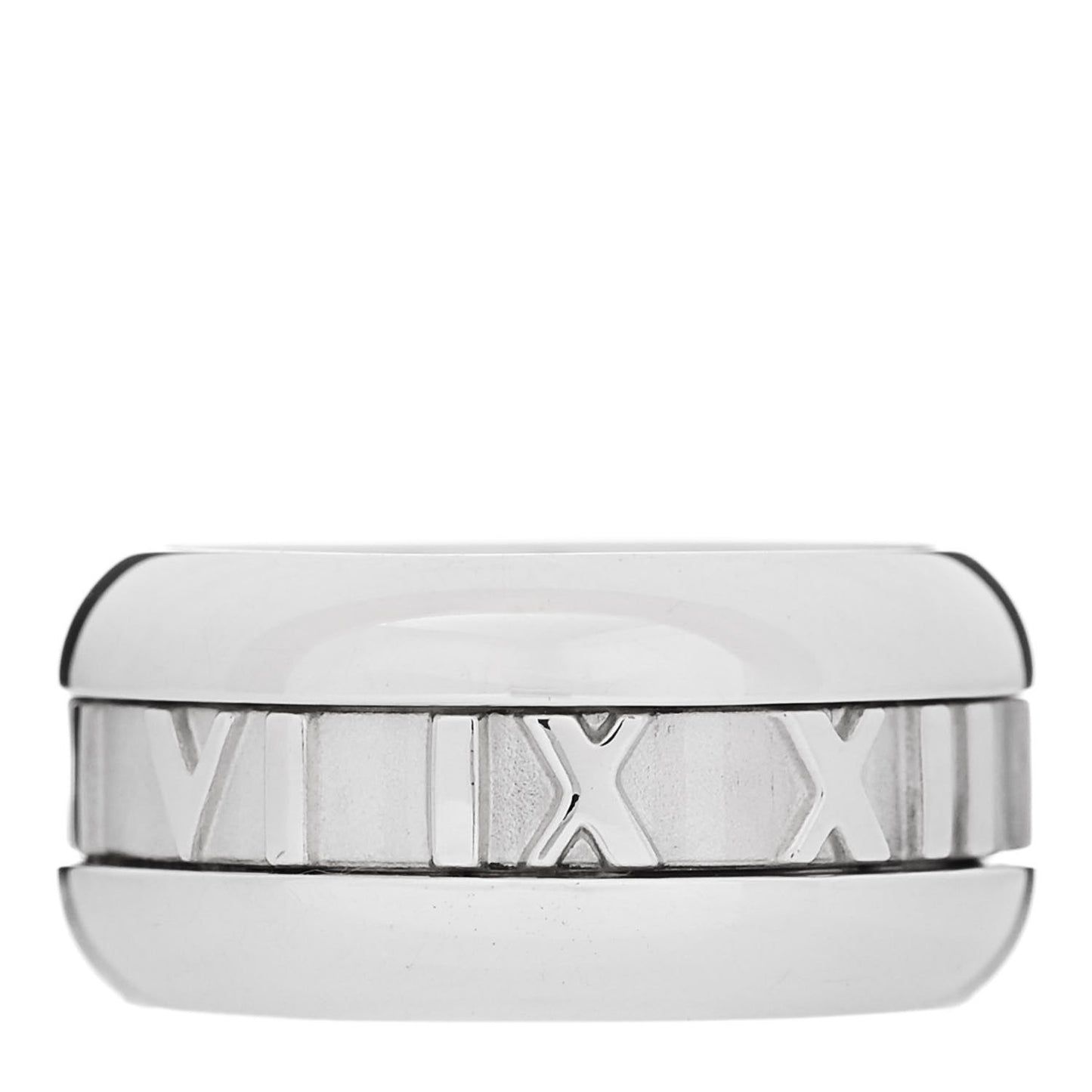 Sterling Silver Atlas Band Ring 49 5