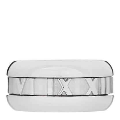 Tiffany Sterling Silver Atlas Band Ring 49 5 3 of 4