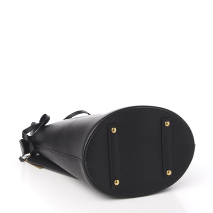 Burberry Supple Calfskin Large Bucket Black 4 of 10
