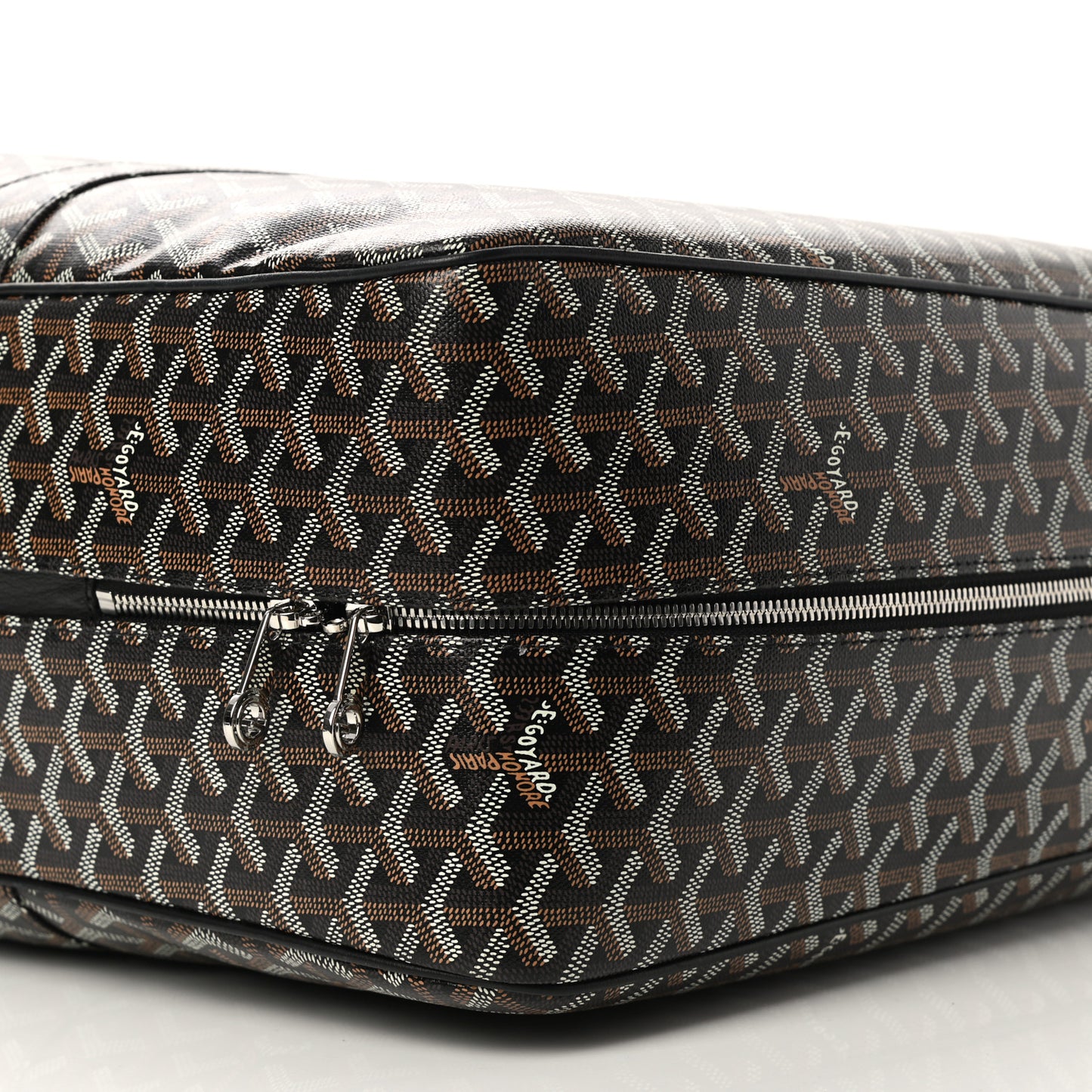 Goyardine Porte-Habits Savile Row Garment Bag Black