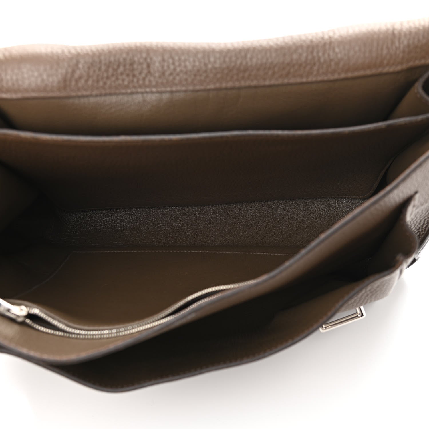 Hermes Taurillon Clemence Steve Caporal Messenger Cacao 5 of 14