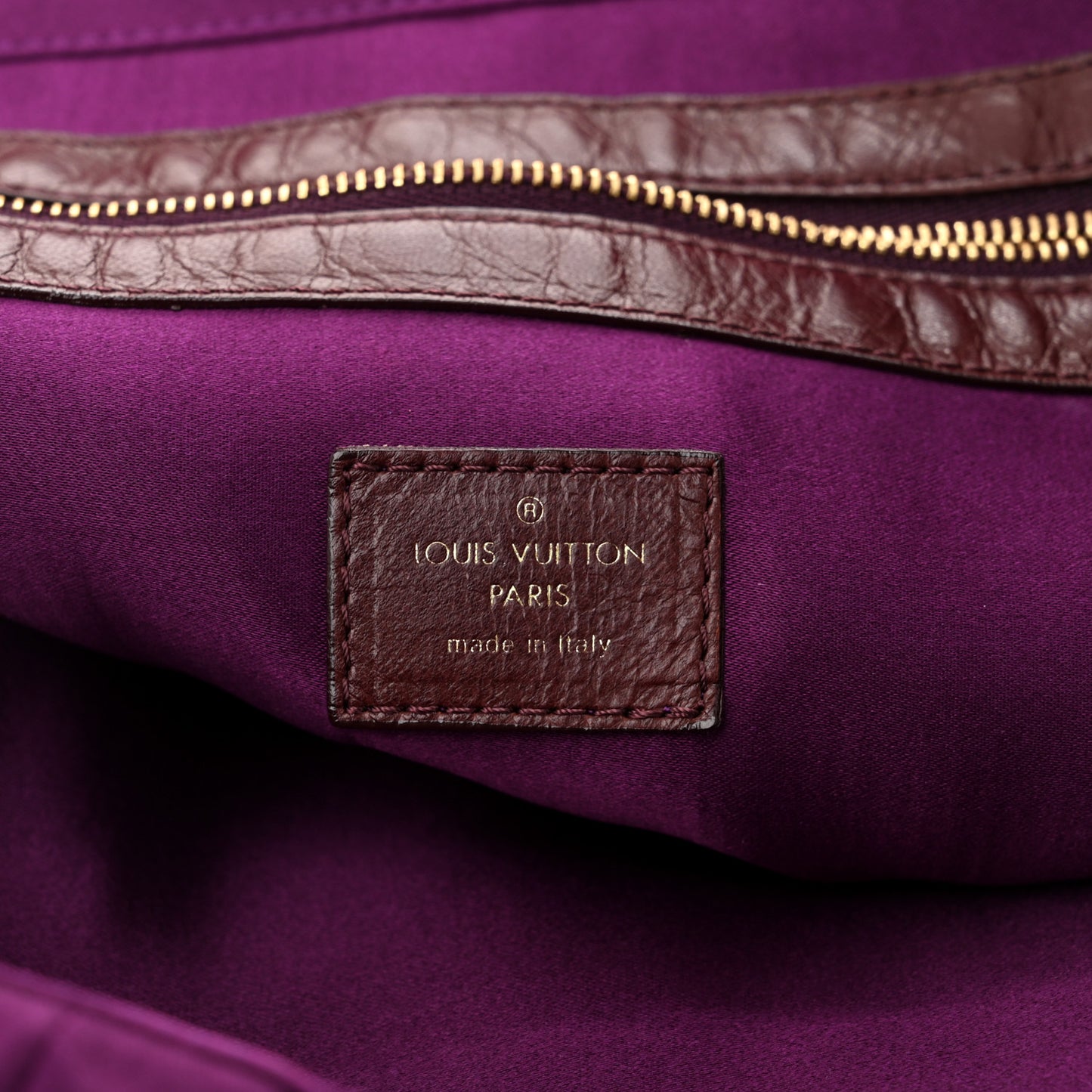 Satin Sequin Thats Love Tote Violet