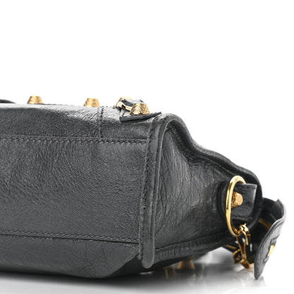 Balenciaga Agneau Giant 12 Gold Hardware Mini City Gris Fossile 9 of 9