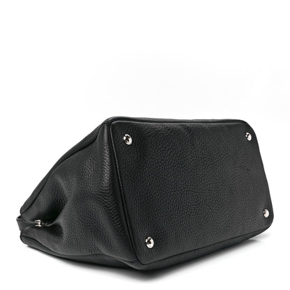 Prada Vitello Daino Tote Black 4 of 12