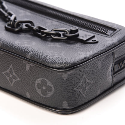 Louis Vuitton Monogram Eclipse Pochette Volga 8 of 10